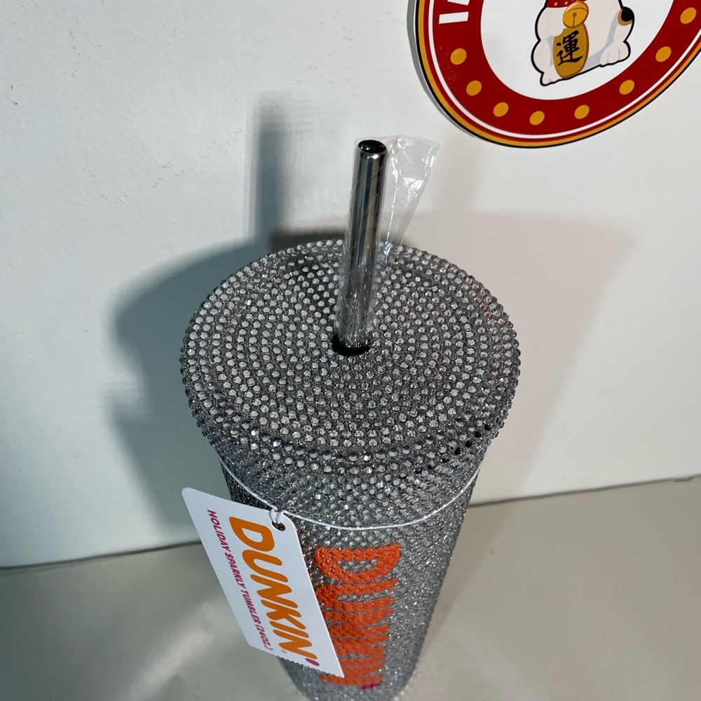 Dunkin’ Stainless Steel Holiday Sparkly Tumbler - Picture 6 of 6